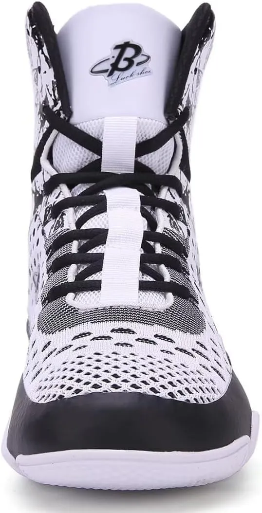 Boxing Shoes for Men High-top Fighting Shoes Wrestling Training Boots LS198