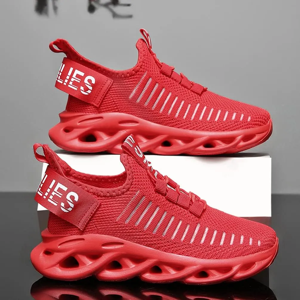 Boys Girls Lightweight Running Shoes Kids Slip On Athletic Walking Sneakers for Toddler/Little Kid/Big Kid