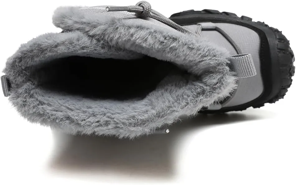 Boys Girls Wnter Snow Boots Warm Outdoor Hiking Shoes Waterproof Anti-slip Boots