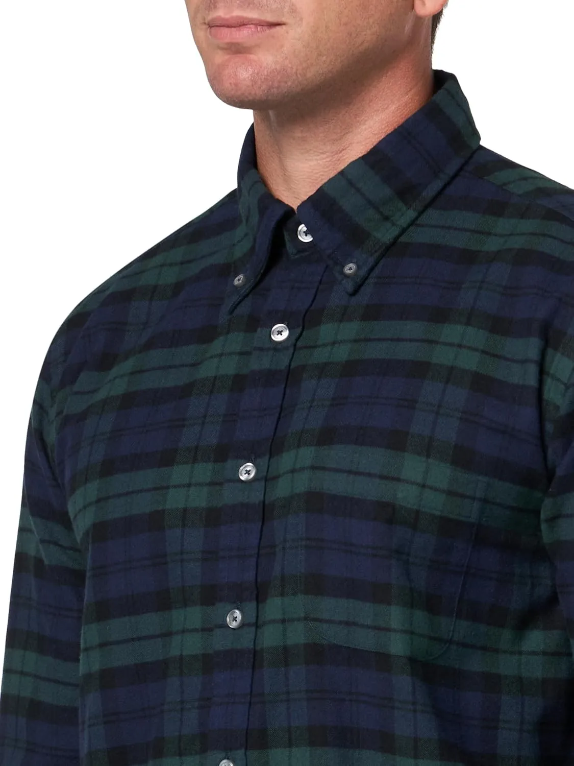 Brooks Brothers Men's Flannel Long Sleeve Sport Shirt
