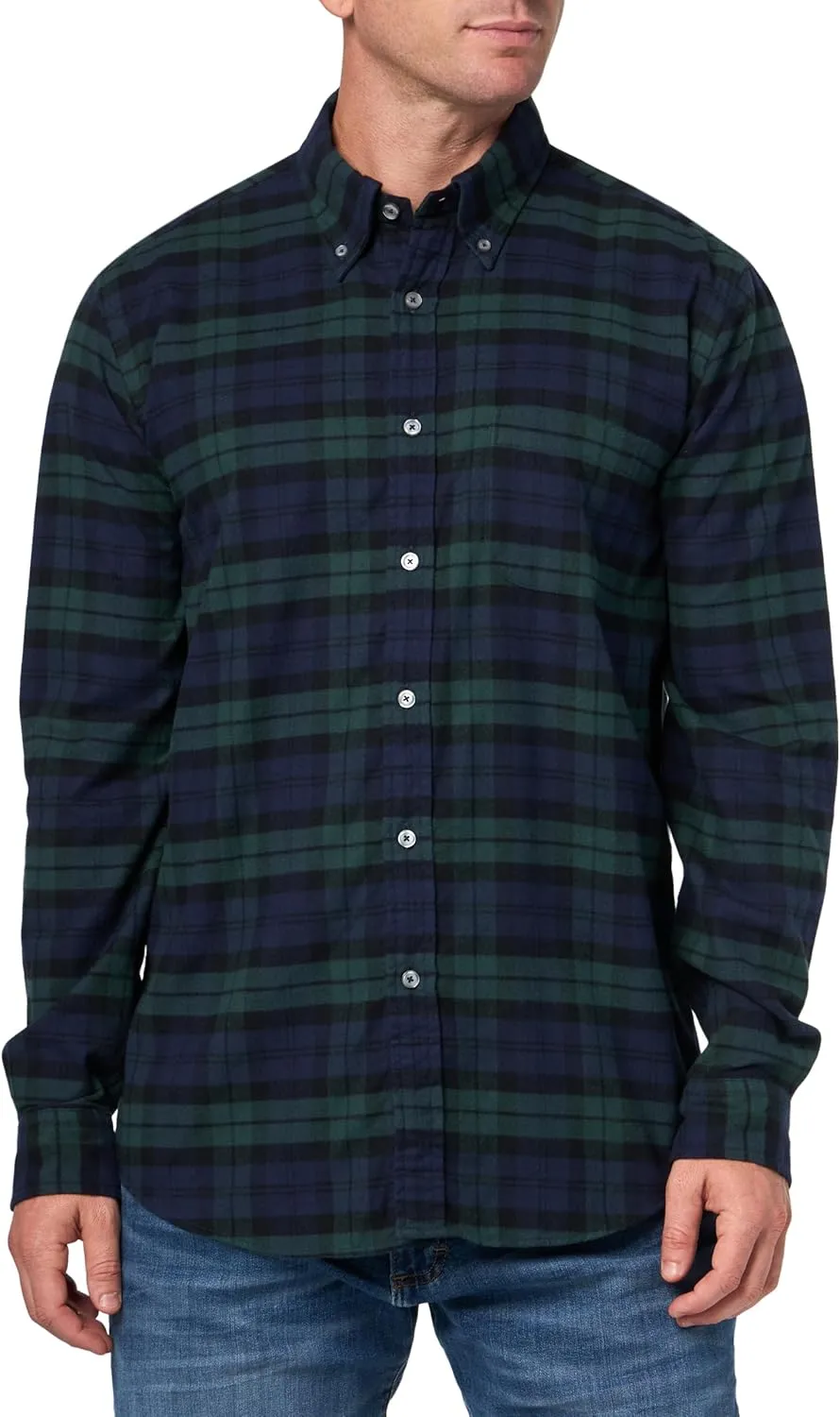 Brooks Brothers Men's Flannel Long Sleeve Sport Shirt