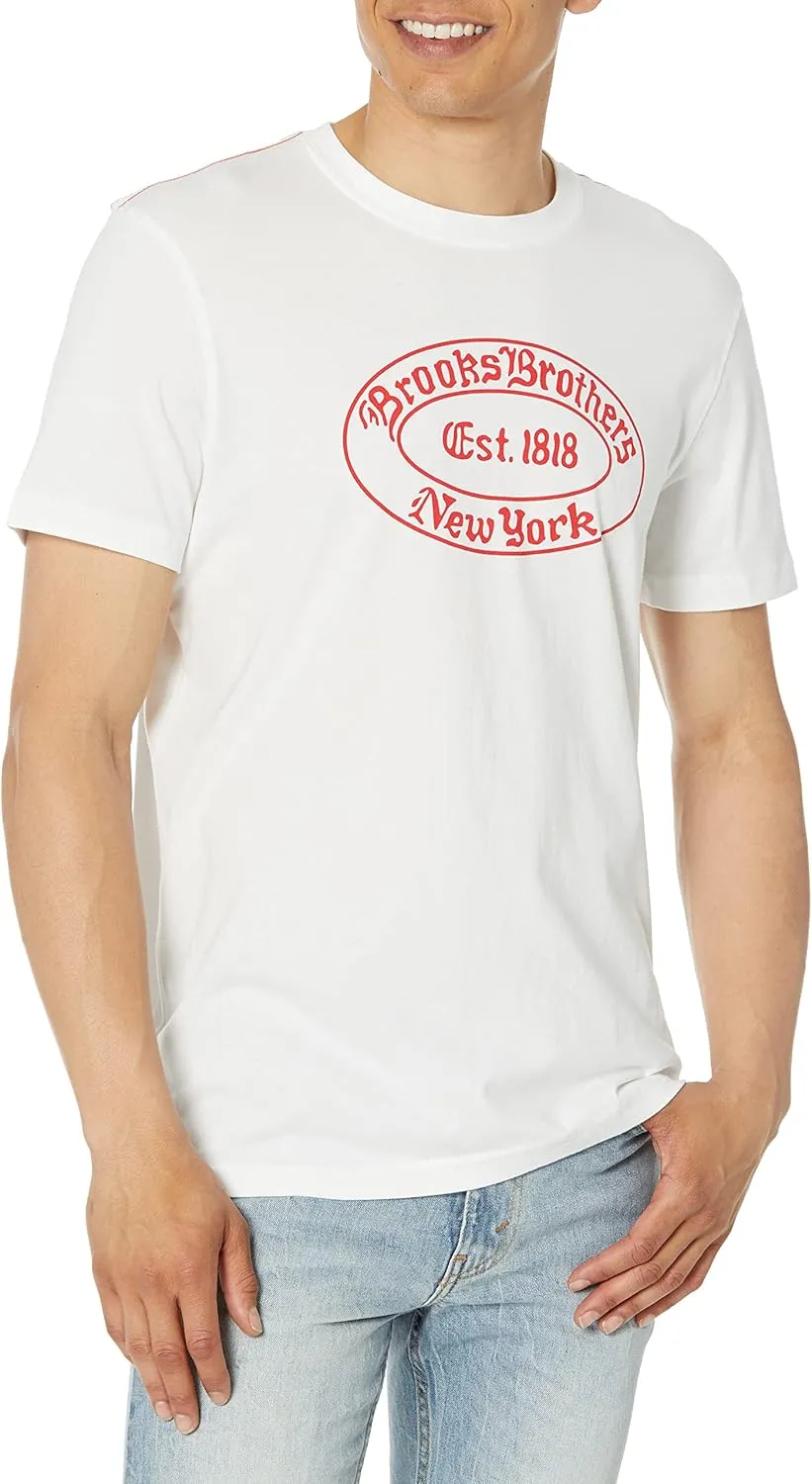Brooks Brothers Men's Logo Graphic T-Shirt