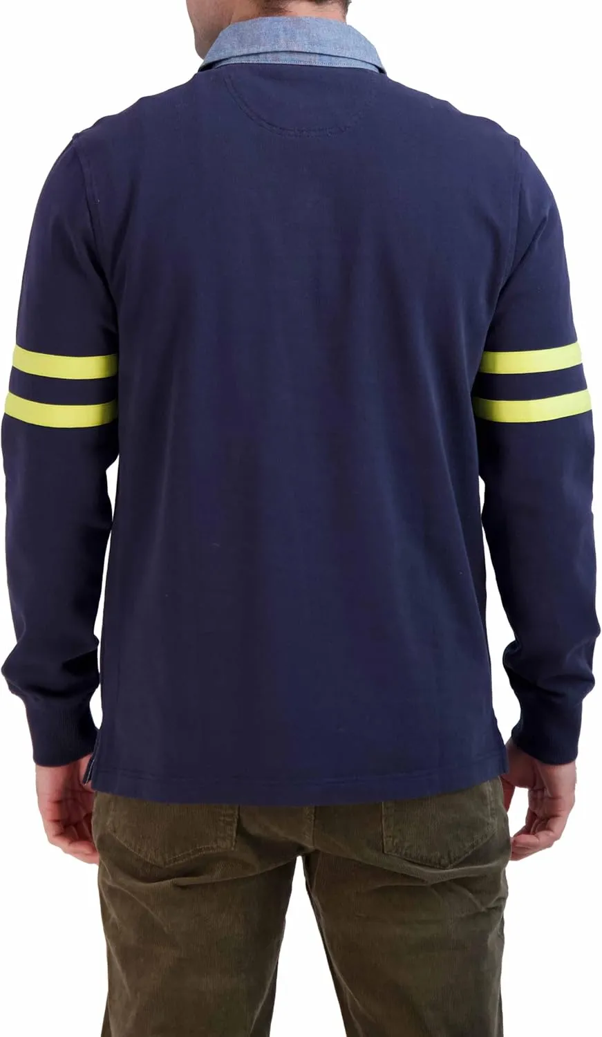 Brooks Brothers Men's Long Sleeve Emblem Rugby Shirt