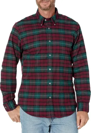 Brooks Brothers Men's Long Sleeve Flannel Shirt