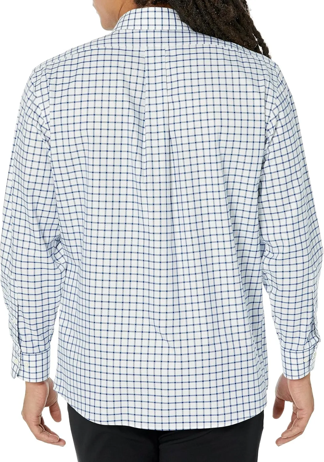 Brooks Brothers Men's Non-Iron Stretch Twill Ainsley Spread Collar Dress Shirt