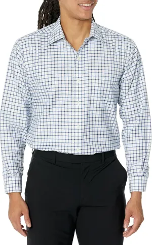 Brooks Brothers Men's Non-Iron Stretch Twill Ainsley Spread Collar Dress Shirt