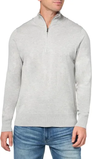 Brooks Brothers Men's Supima Cotton Long Sleeve Half-Zip Sweater
