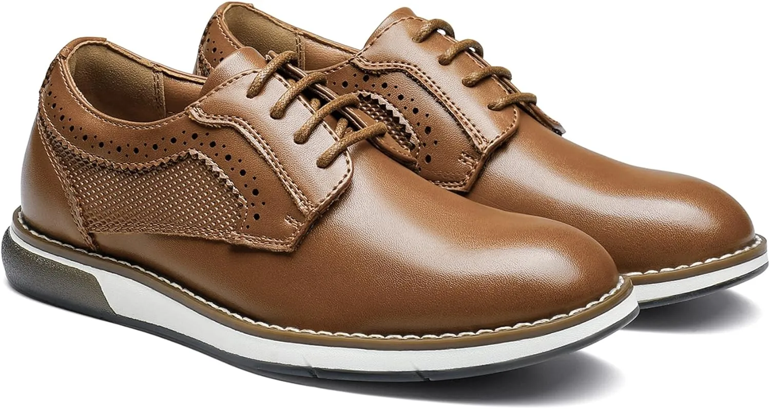 Bruno Marc Boy's Casual Dress Oxford Comfort Uniform Formal Sneaker Shoes