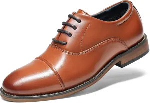 Bruno Marc Boy's Classic Oxfords Dress Shoes