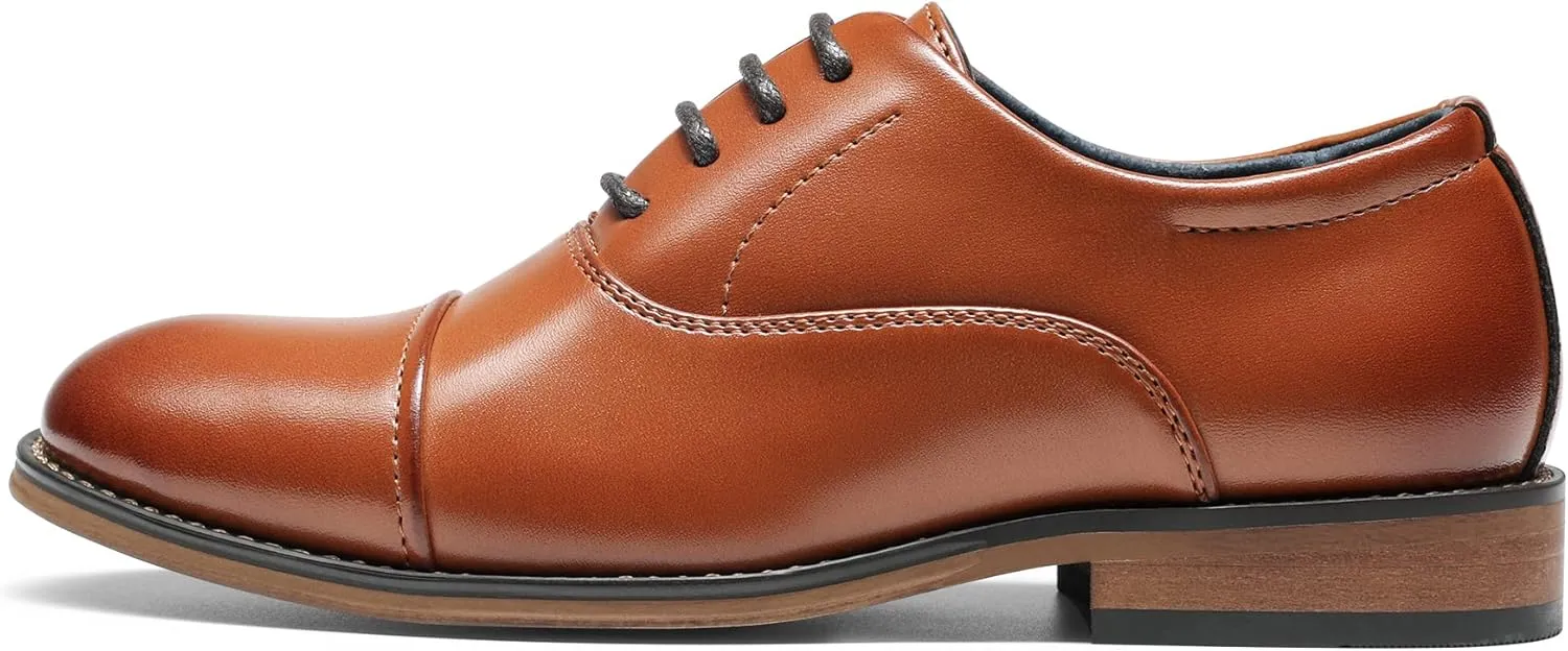Bruno Marc Boy's Classic Oxfords Dress Shoes
