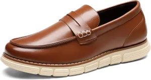 Bruno Marc Men's Casual Dress Shoes Slip-on Lightweight Penny Loafers EZFlex GlideBreeze