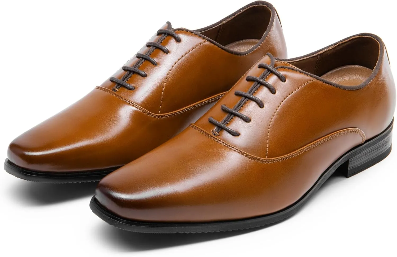 Bruno Marc Men's Dress Shoes Bussiness Formal Oxfords Wesley Lace Up Soft Plain-Toe