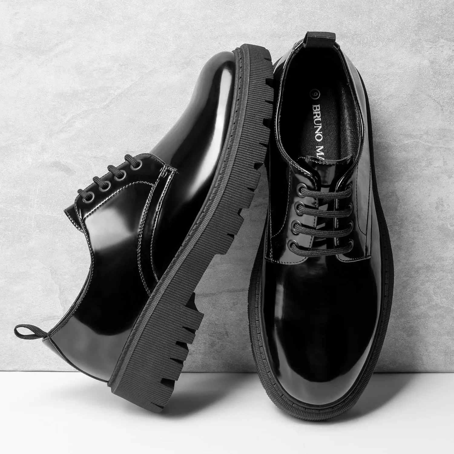 Bruno Marc Men's Dress Shoes Formal Classic Lace-up Oxfords