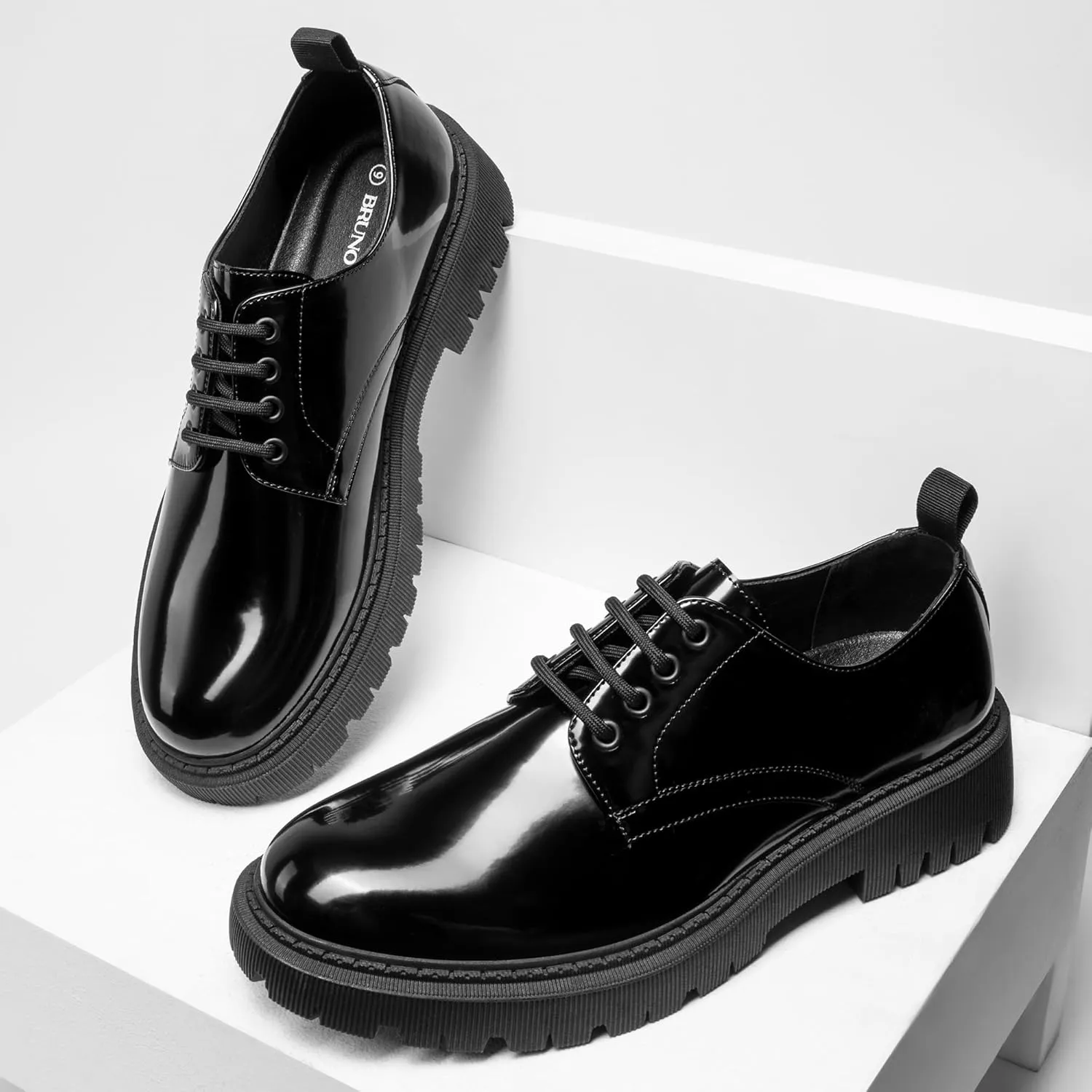 Bruno Marc Men's Dress Shoes Formal Classic Lace-up Oxfords