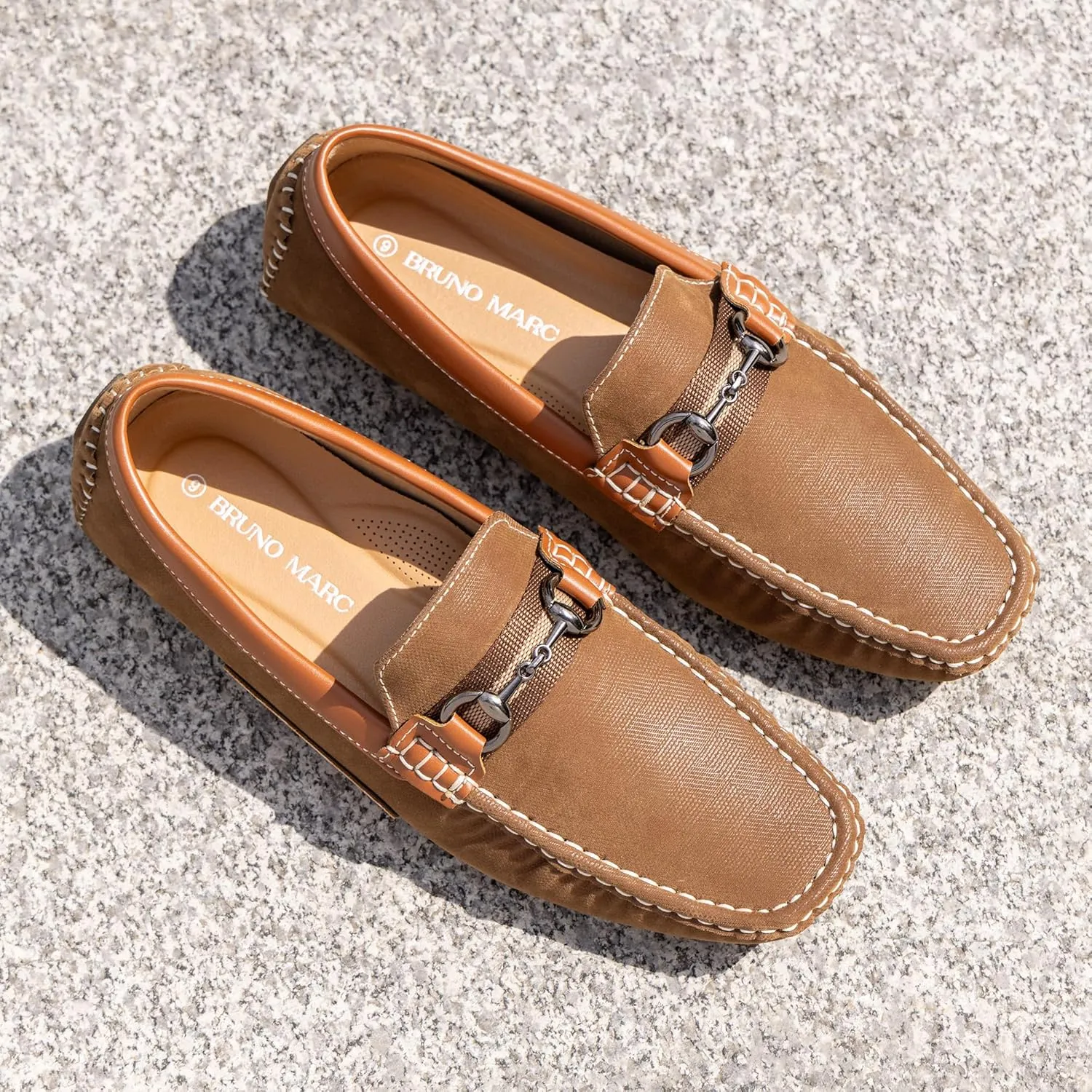 Bruno Marc Men's Driving Penny Loafers Casual Slip on Moccasins Shoes