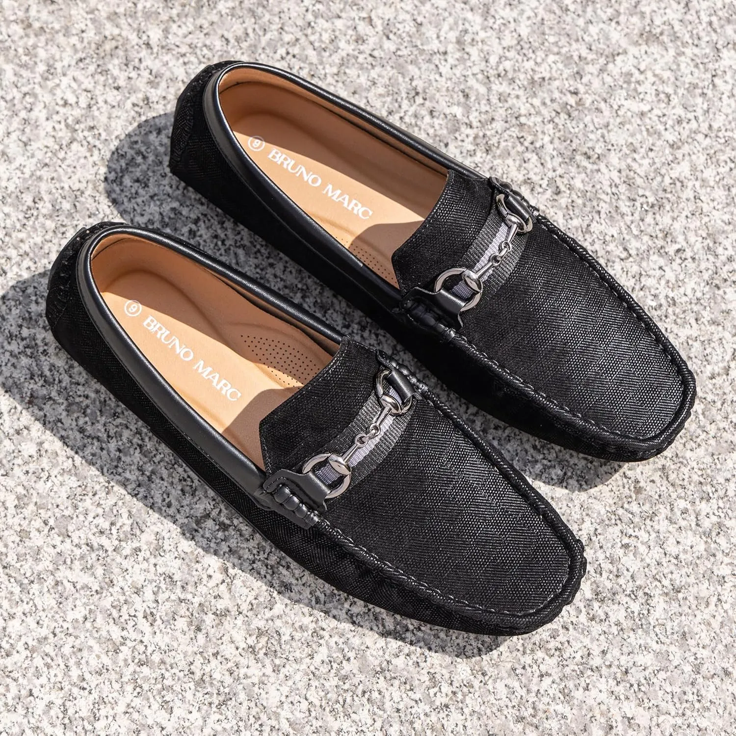 Bruno Marc Men's Driving Penny Loafers Casual Slip on Moccasins Shoes
