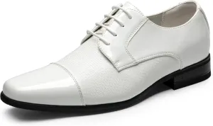 Bruno Marc Men's Patent Tuxedo Dress Shoes Classic Lace-up Formal Oxfords