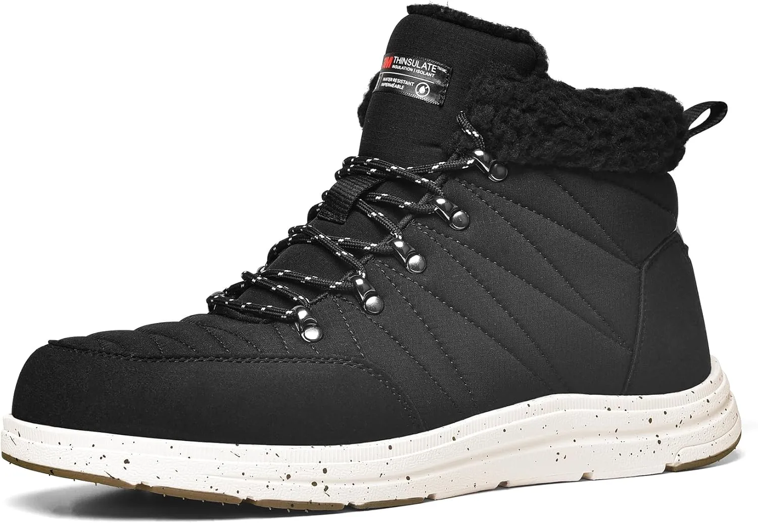 Bruno Marc Men's Winter Boots Outdoor Cold-Weather Warm Lightweight Walking Boots