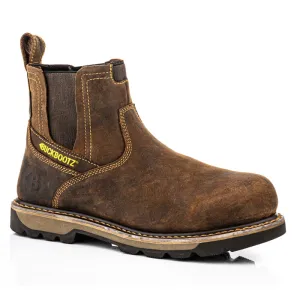 BuckBootz Slip-on B1180 S3 Donkerbruin
