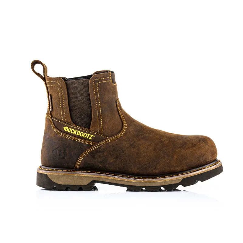 BuckBootz Slip-on B1180 S3 Donkerbruin