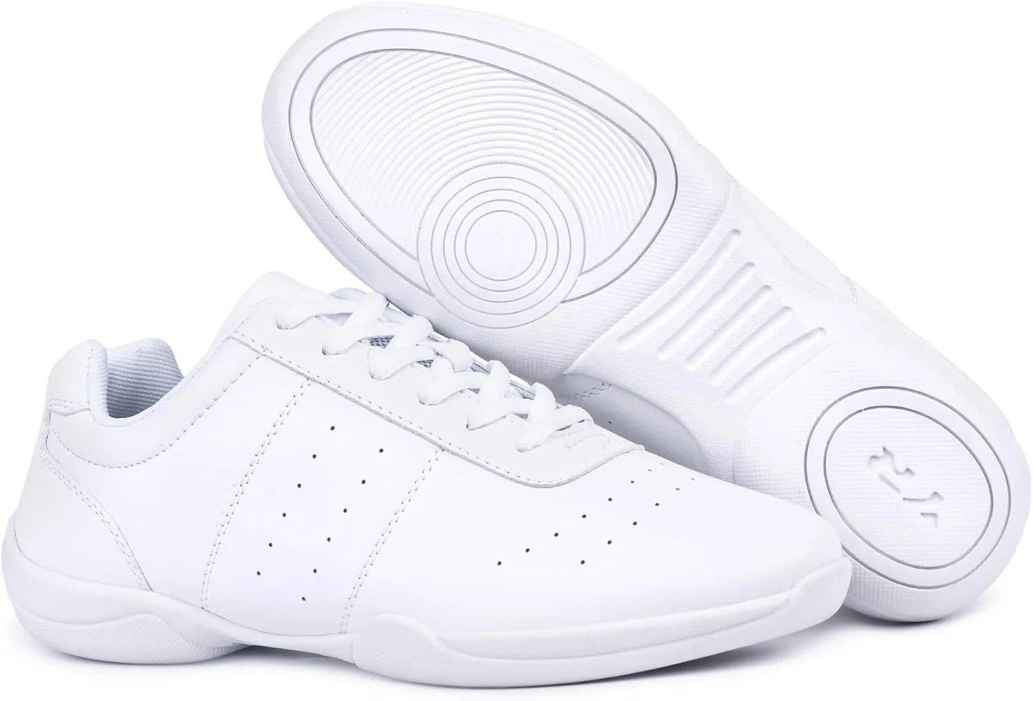 CADIDL Cheer Shoes Women White Cheerleading Dance Shoes