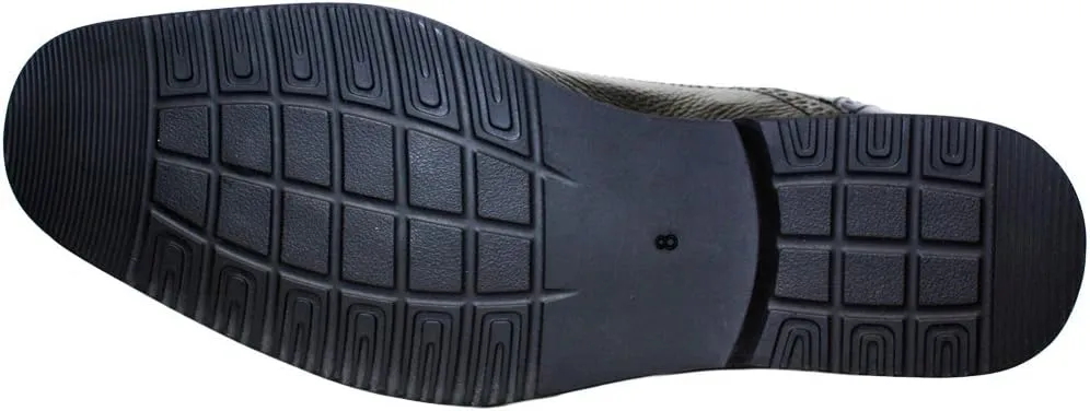 Calden Men's Invisible Height Increasing Elevator Shoes - Black Leather Lace-up Lightweight Formal Dress Oxfords - 2.8 Inches Taller - K320021 - Size 6.5 D(M) US