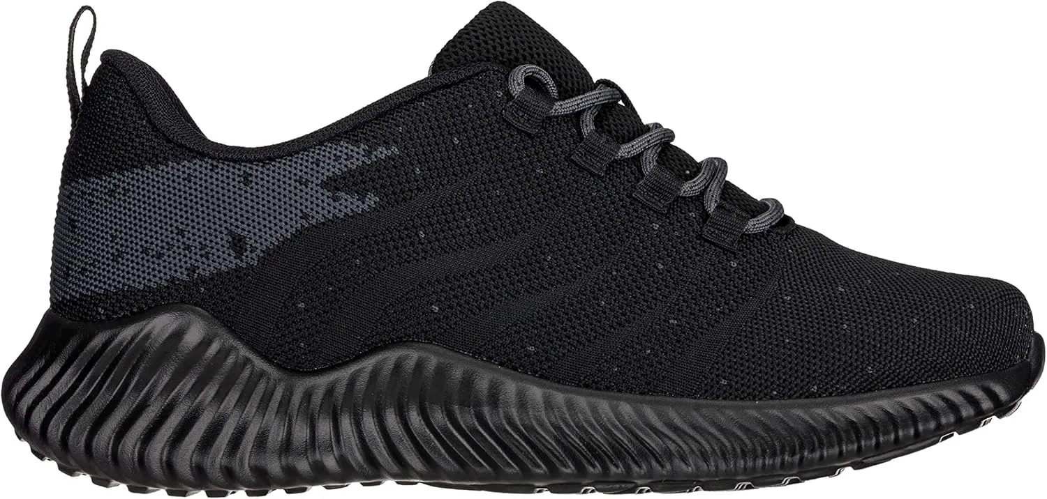 CALTO Men's Invisible Height Increasing Elevator Shoes - Black/Grey Ultra Lightweight Sporty Sneakers - 2.8 Inches Taller - Q216 - Size 9.5 D(M) US
