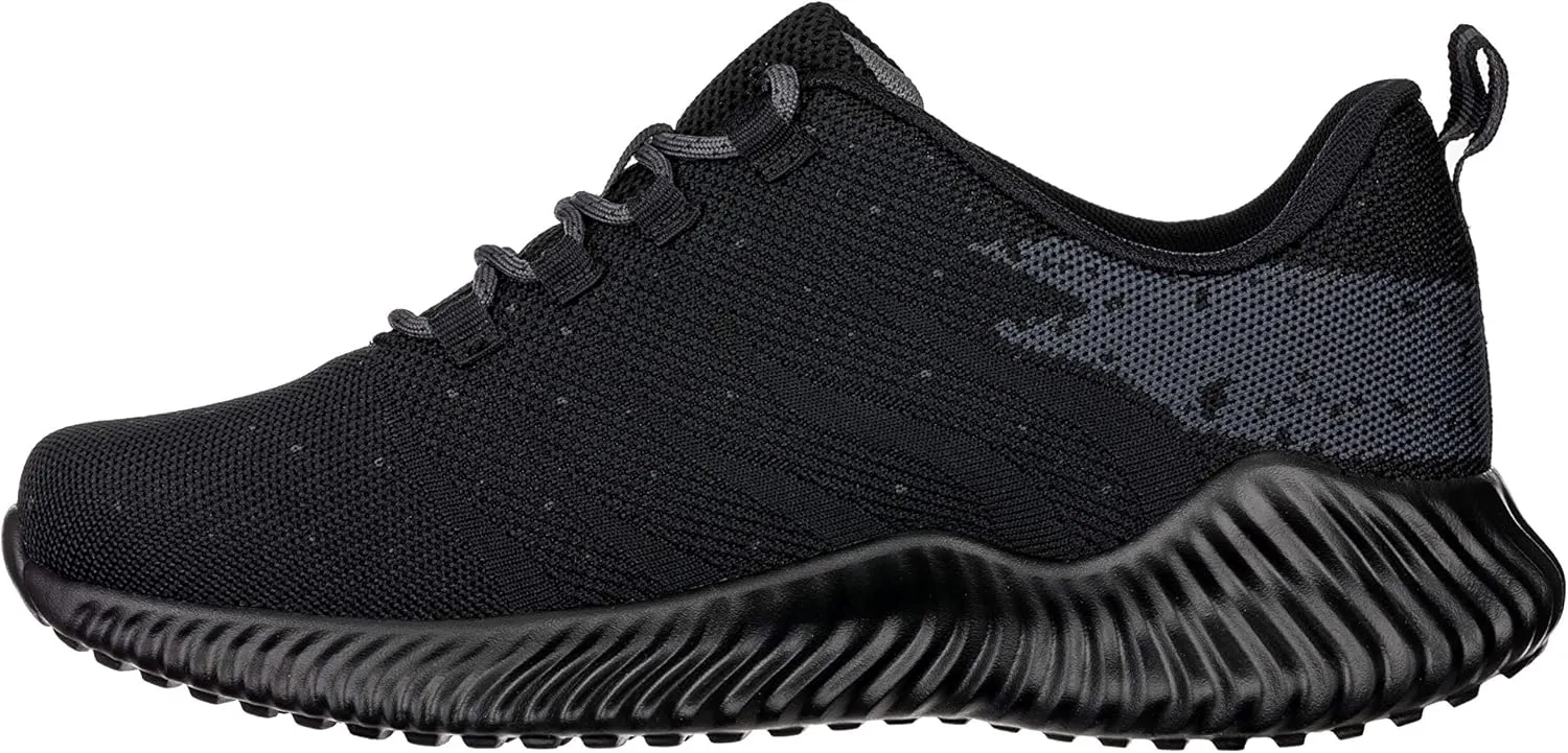 CALTO Men's Invisible Height Increasing Elevator Shoes - Black/Grey Ultra Lightweight Sporty Sneakers - 2.8 Inches Taller - Q216 - Size 9.5 D(M) US