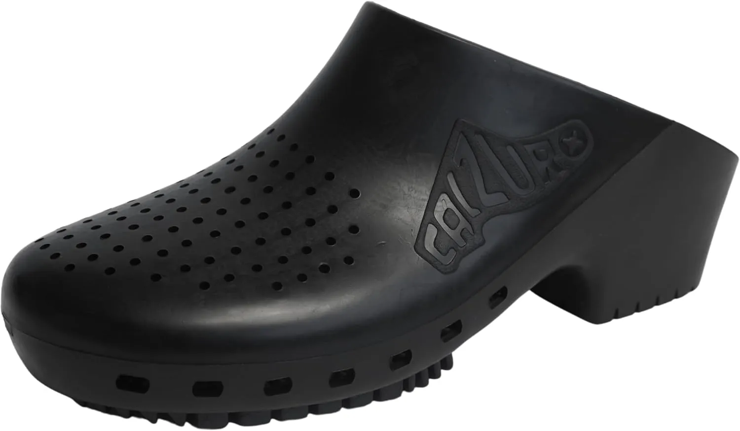 CALZURO Classic Work Clogs with Holes - Unisex Work Clogs for Women and Men - Non Slip Shoes - Autoclavable Rubber Kitchen Shoes and Nursing Clogs
