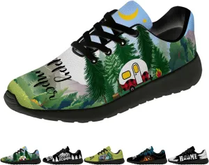 Camper Shoes for Women Men Running Shoes Walking Sneakers Black Tennis Shoes Gifts for Women Men
