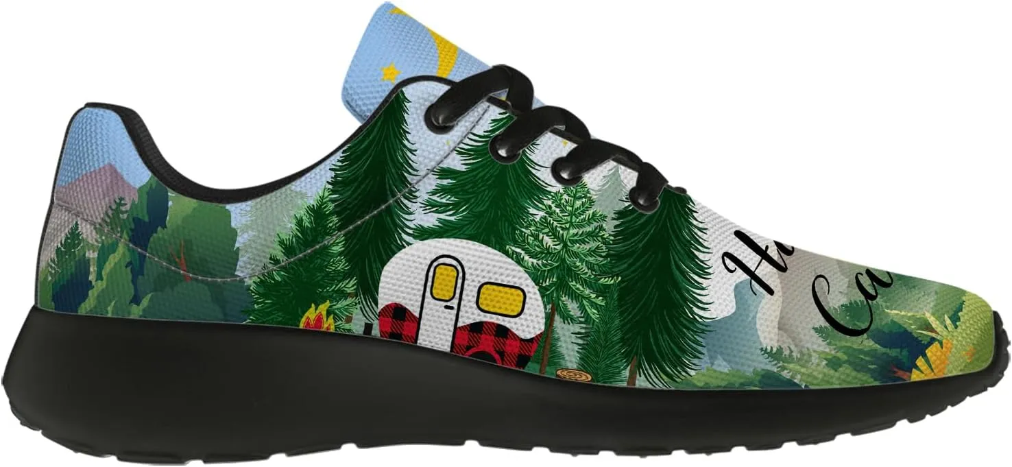 Camper Shoes for Women Men Running Shoes Walking Sneakers Black Tennis Shoes Gifts for Women Men