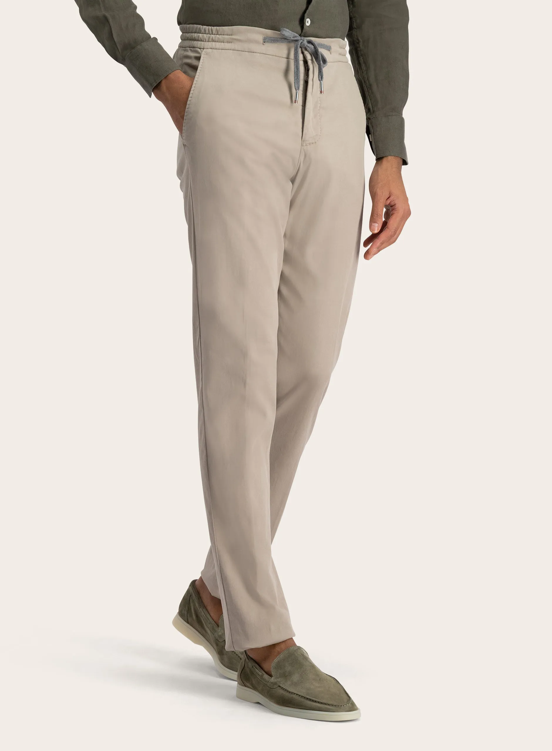 Carraciolo jog pantalon van katoen