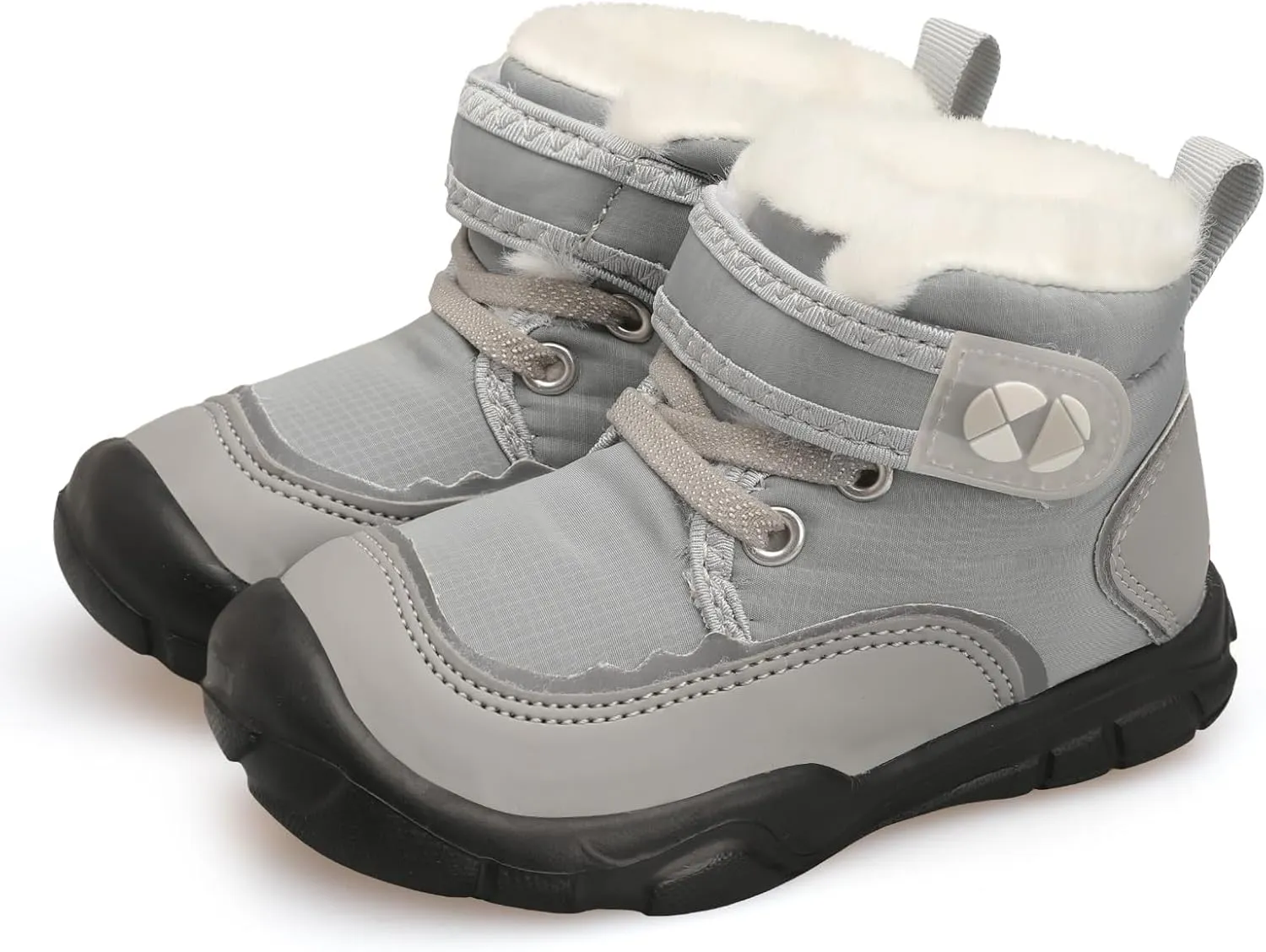 Centipede Demon Toddler Boots Boys Girls Winter Boots Waterproof Fleece Kids Snow Boots Faux Fur Booties Warm Walking Shoes for Indoor Outdoor