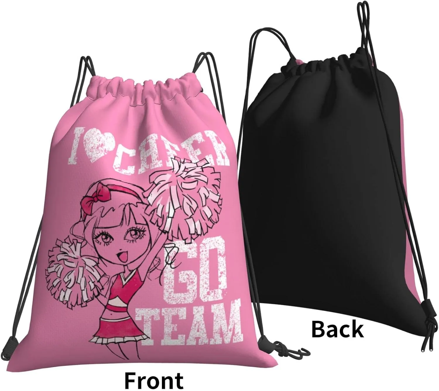 Cheer Bags For Cheerleaders Gym Drawstring Cheerleading Stuff Sport Backpacks Gifts For Team One Size