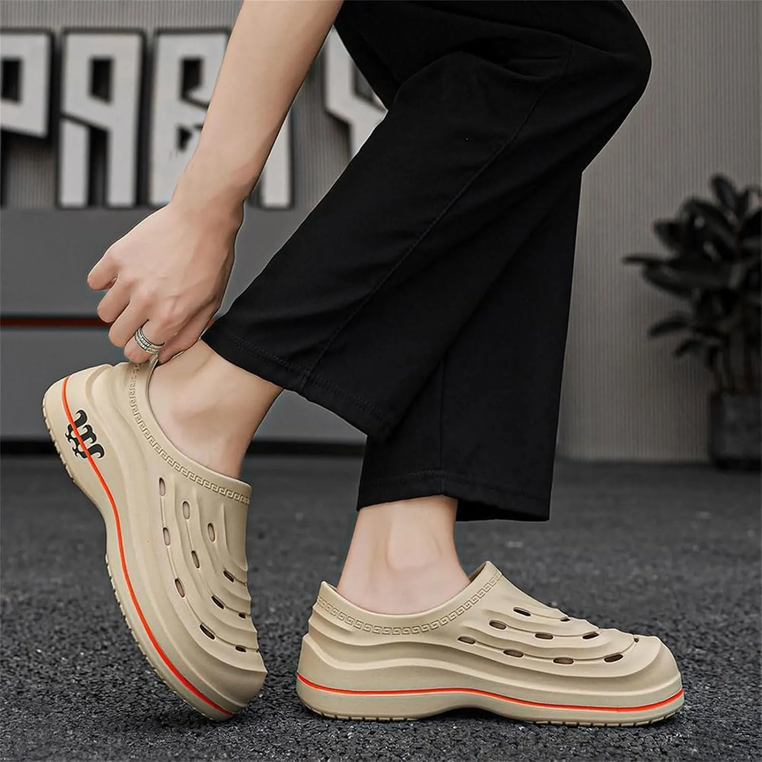 Chef Shoes for Men Women,Oil Resistant Waterproof Arch Support Clogs,Lightweight Breathable Kitchen Shoes Wide Toe Box Beach Slippers,Quick Dry Slip-on Garden Clogs with Removable Cushion Footbed