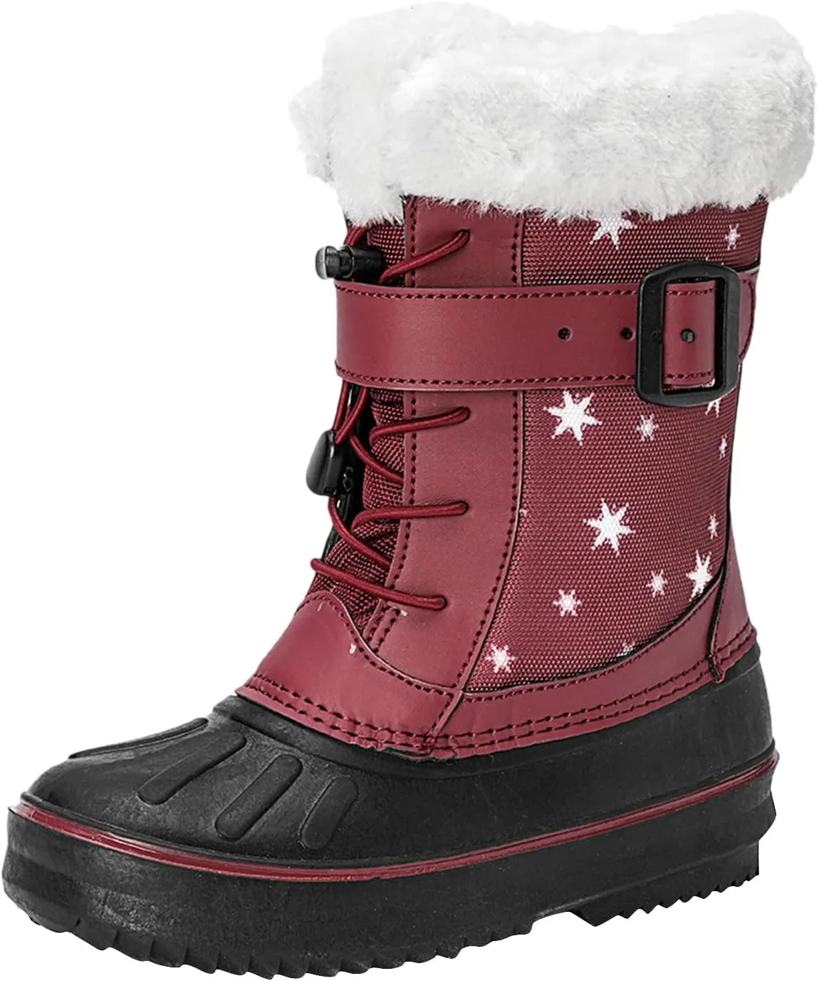 Children Shoes Snow Boots Girls Boys OutdoorBoots Warm Boots With Cotton Snow Boots Big Kids Mid Calf Girl Boots Size 1