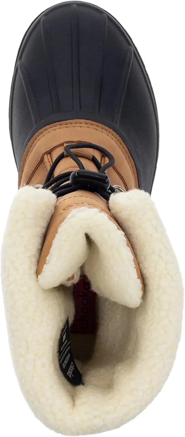 Chooka Women's Warm Insulated Plush Lined Waterproof Mid Calf Winter Snow Boots