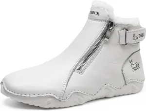 Climatelight Women's Waterproof Winter Snow Boots For Outdoor Commuting Driving Shoes Fleece Fashion Casual Suede Boots