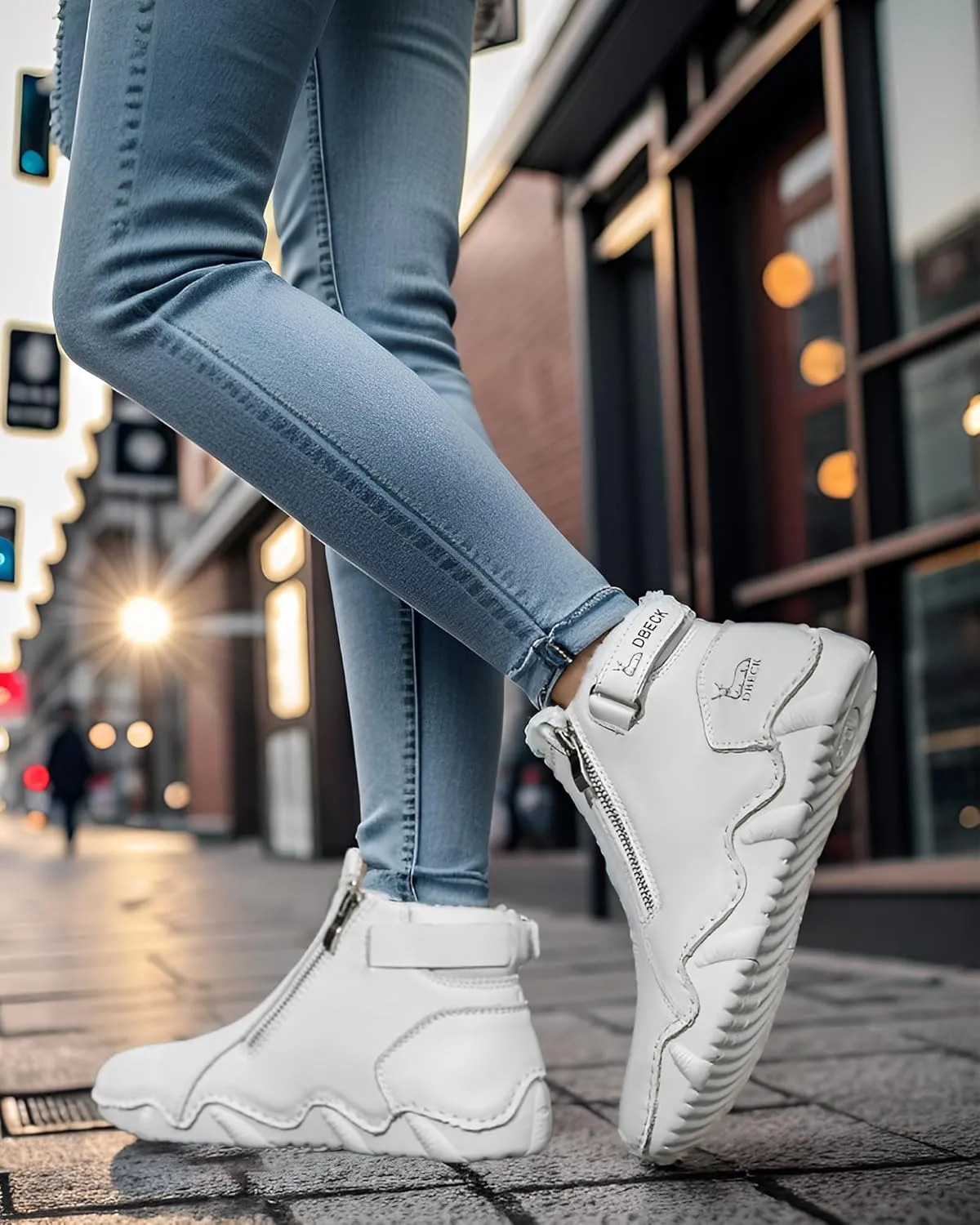Climatelight Women's Waterproof Winter Snow Boots For Outdoor Commuting Driving Shoes Fleece Fashion Casual Suede Boots
