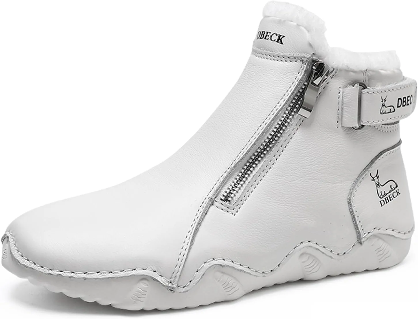 Climatelight Women's Waterproof Winter Snow Boots For Outdoor Commuting Driving Shoes Fleece Fashion Casual Suede Boots