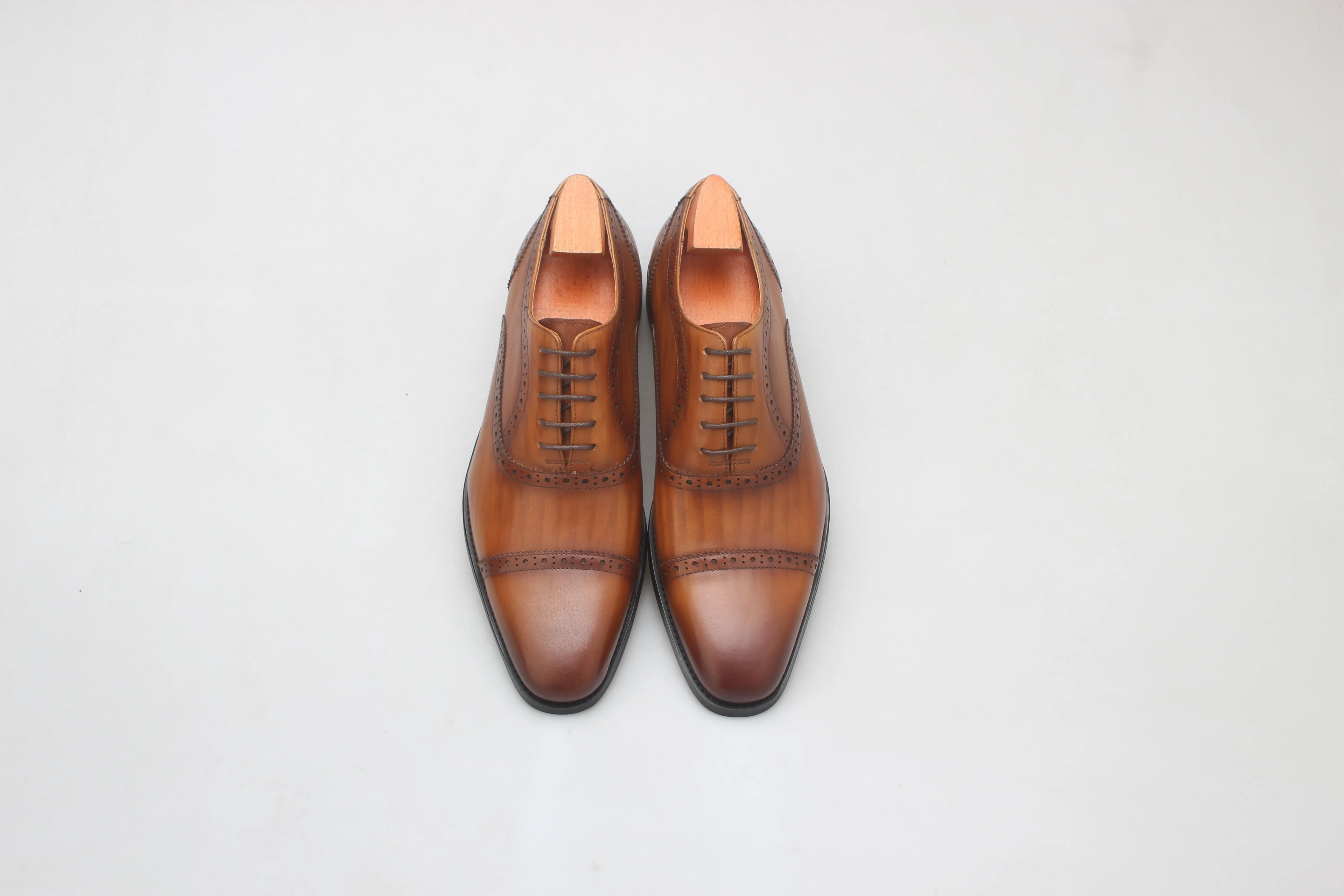 Cognac Royale Brogue Oxfords