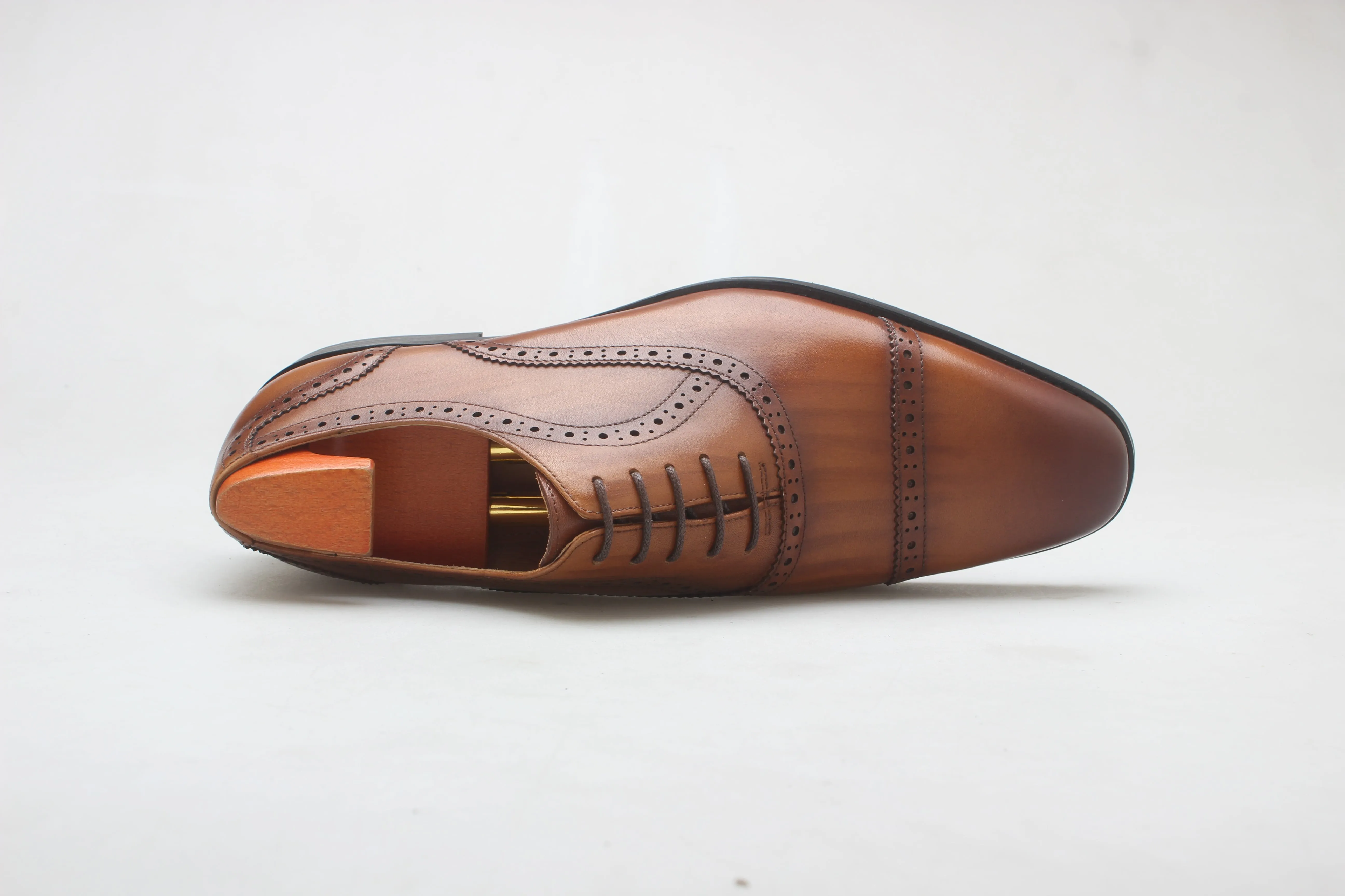 Cognac Royale Brogue Oxfords