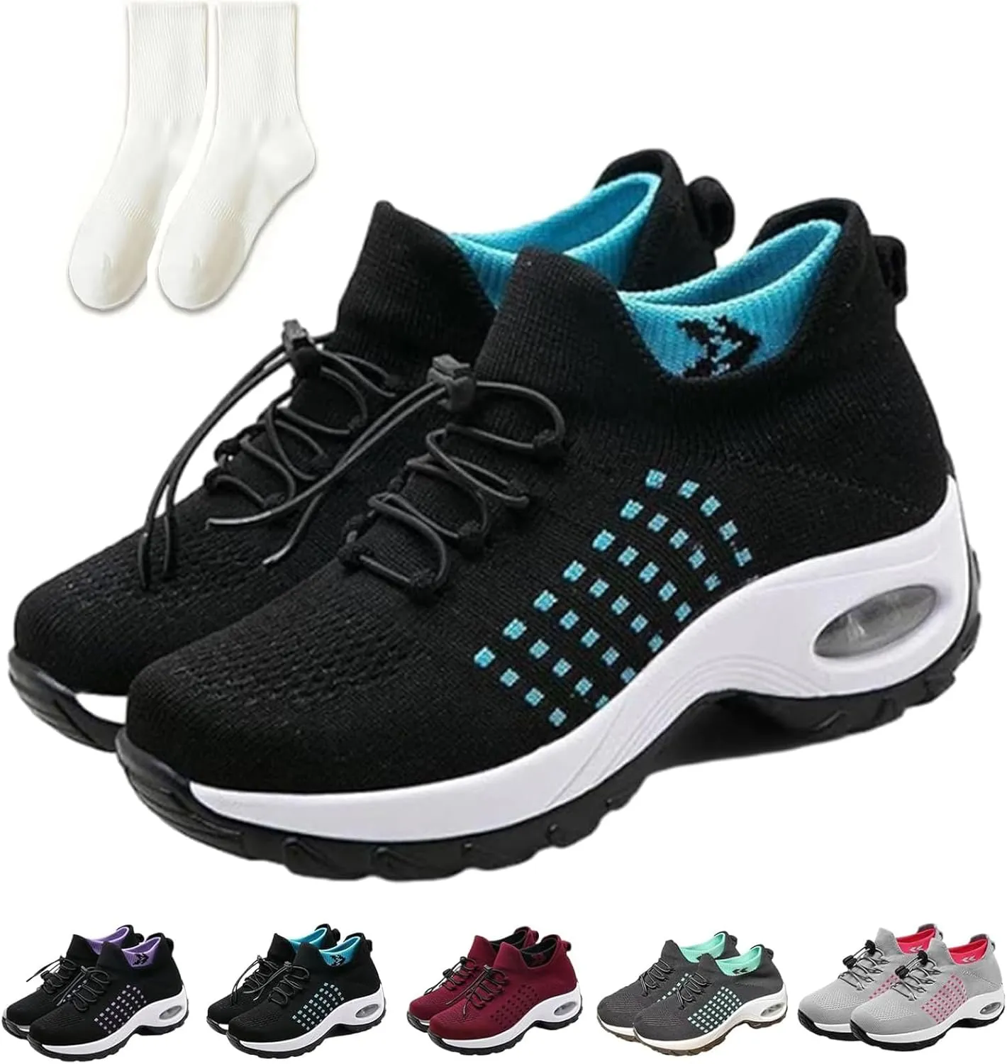 Comfort Wear Orthowear Shoes for Women, Comfortwear Ortho Shoes for Women Plantar Fasciitis, Ortho Stretch Cushion Shoes Air Cushion Slip-On Walking Womens