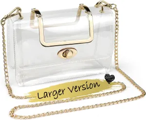 COROMAY Clear Purse for Women, Clear Bag for Stadium Events, Transparent Stadium Purse