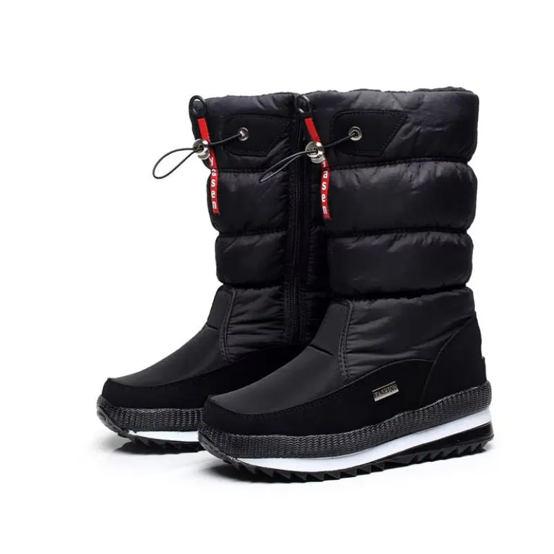 Cozy Mid Calf Snow Boots – Warm & Stylish Winter Shoes