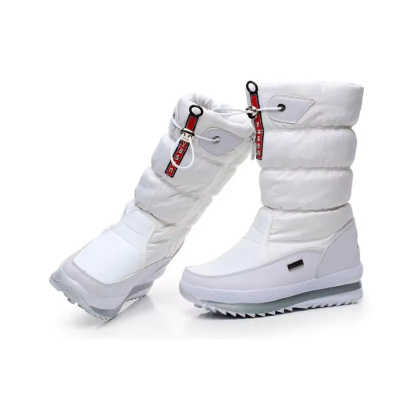 Cozy Mid Calf Snow Boots – Warm & Stylish Winter Shoes