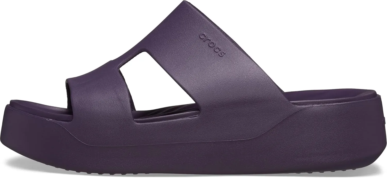 Crocs Women's Getaway Platform H-Strap Sandals, Wedge Sandals for Women