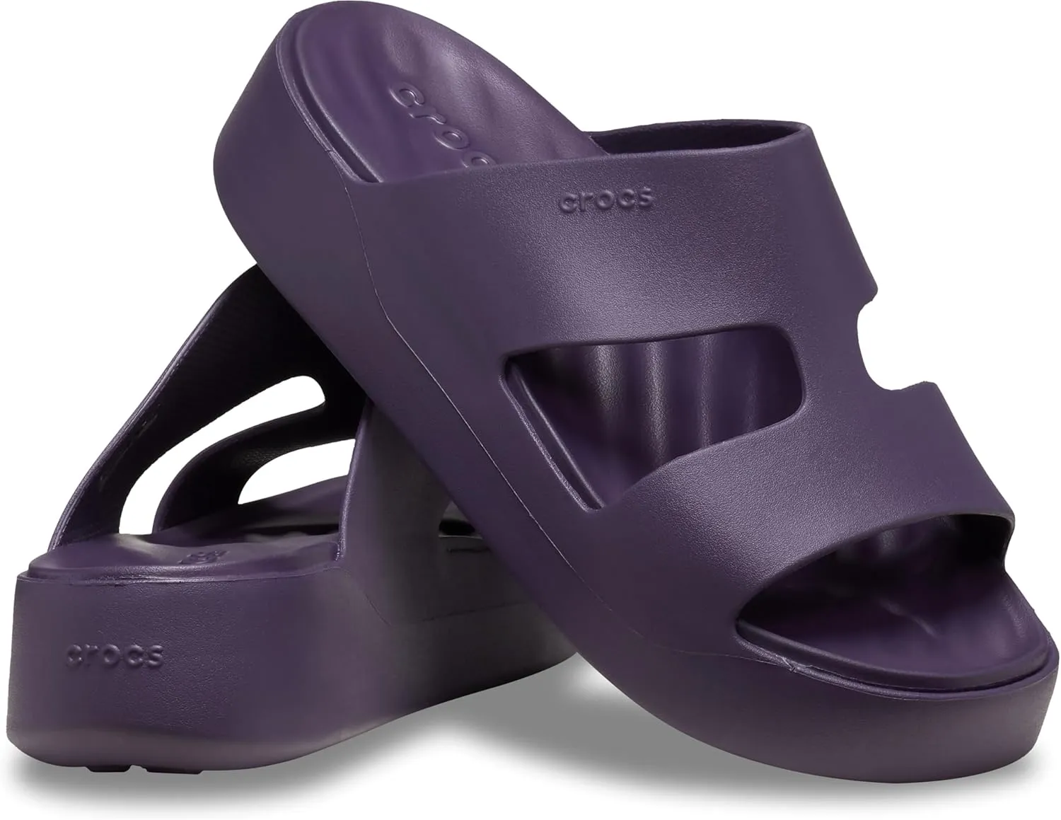 Crocs Women's Getaway Platform H-Strap Sandals, Wedge Sandals for Women