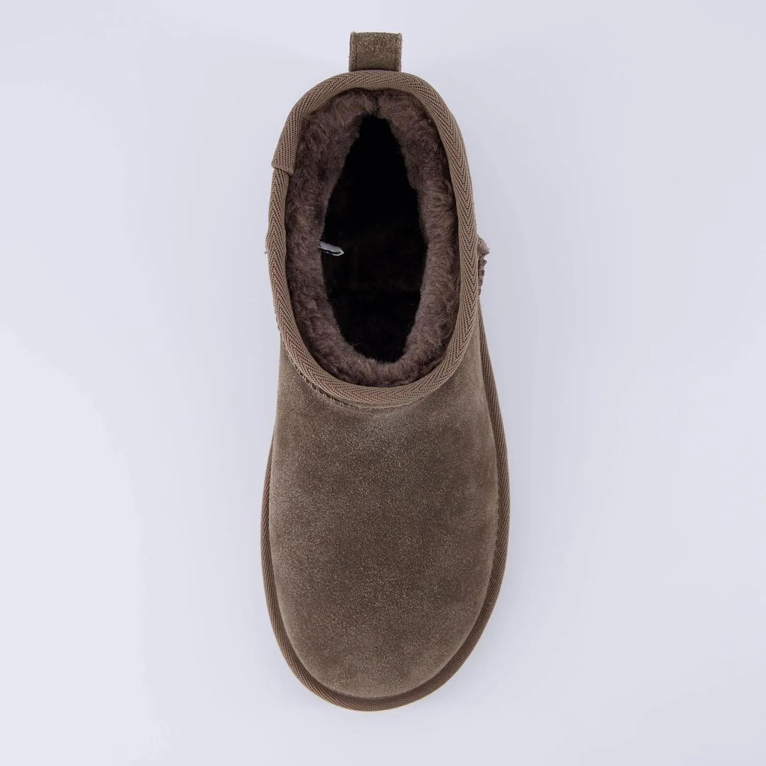 CUSHIONAIRE Women's Hip 2 Genuine Suede Ankle Snow Boots - Pull-On with Cozy Faux Shearling Lining,  Memory Foam
