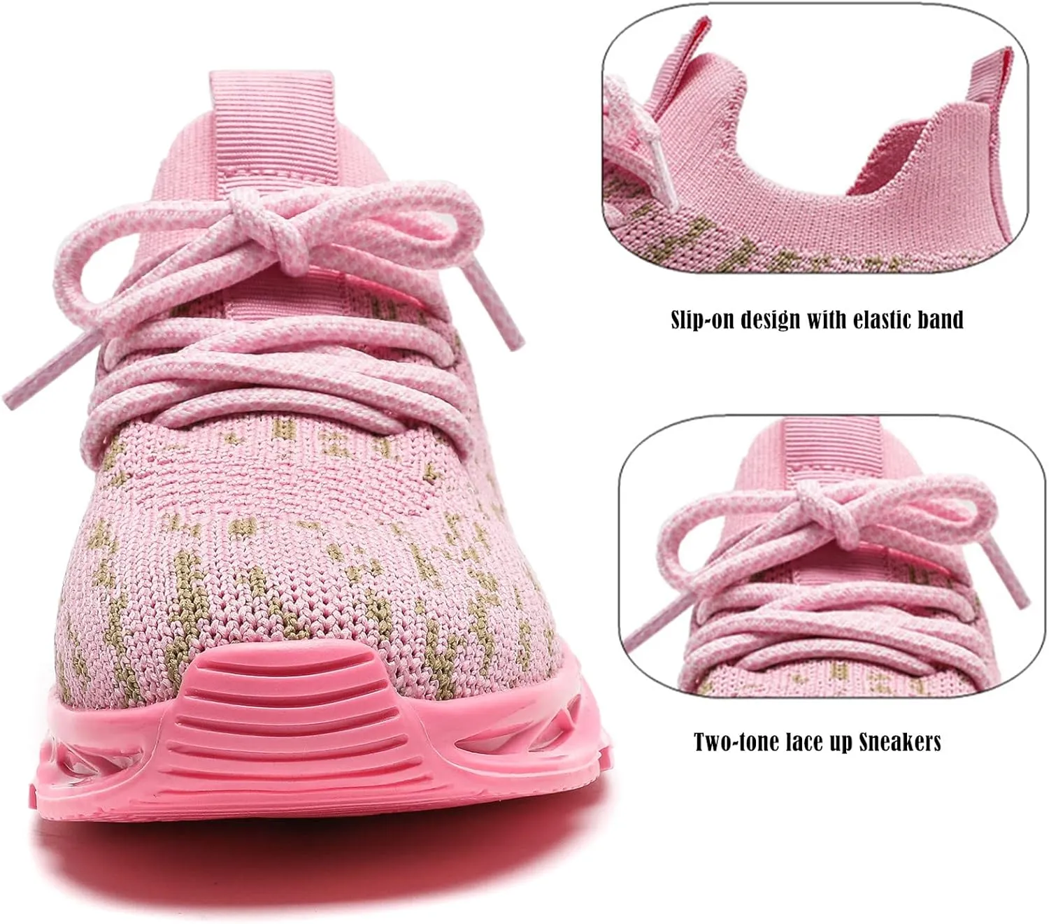 DADAWEN Boys Girls Sneakers Kids Lightweight Breathable Tennis Athletic Running Shoes for Toddler/Little Kid/Big Kid